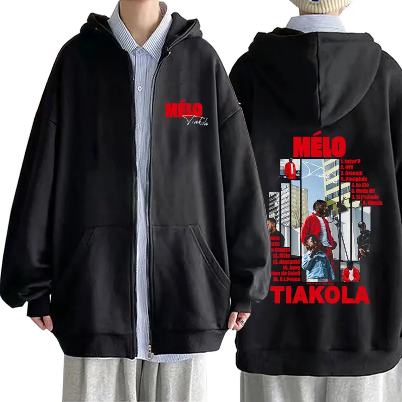 French Rapper Melo Tiakola Graphic Zip Up Hoodie Male Fashion Vintage Oversized Coat Men Women Hip Hop Pop Music Zip Up Hoodies
French Rapper Melo Tiakola Graphic Zip Up Hoodie Male Fashion Vintage Oversized Coat Men Women Hip Hop Pop Music Zip Up Hoodies