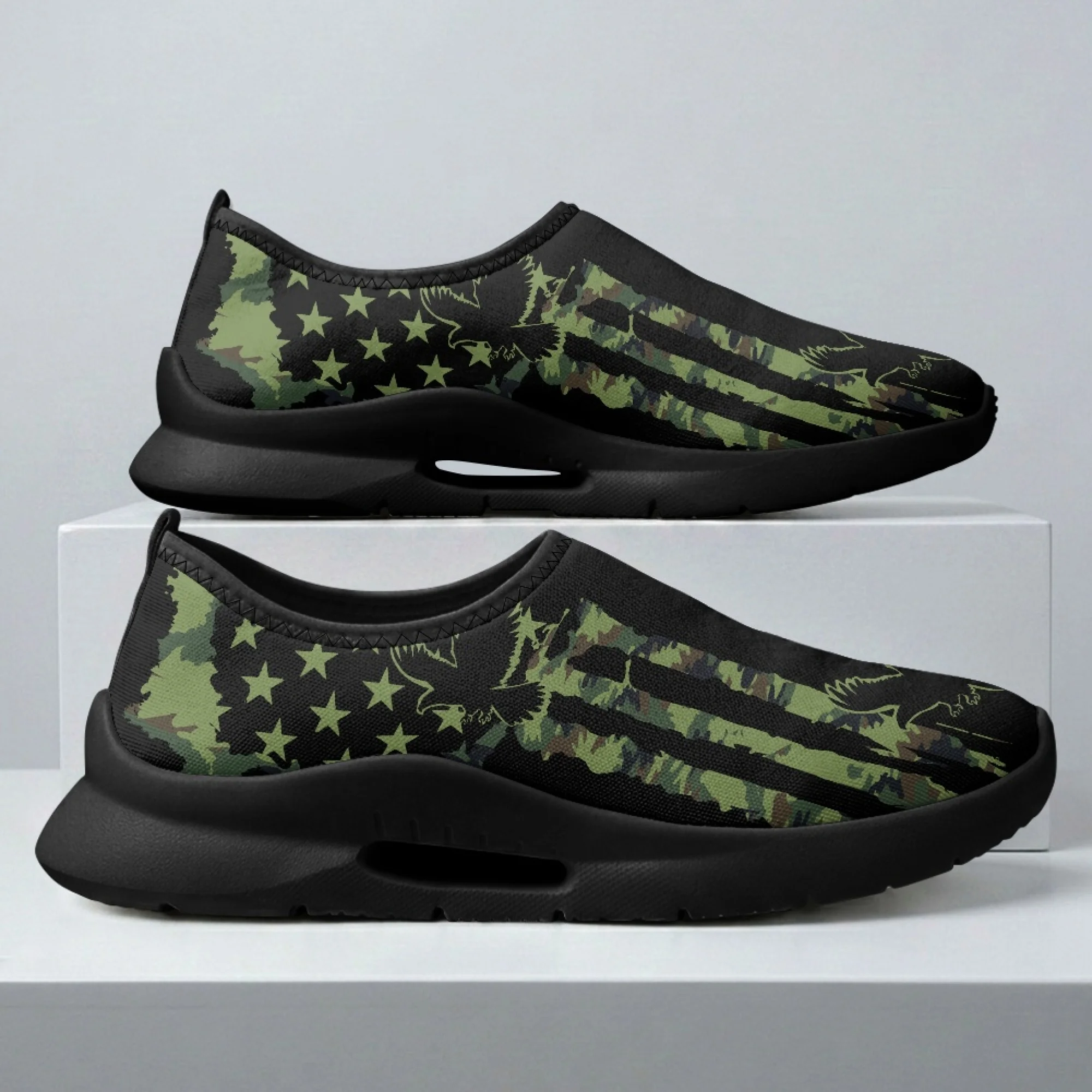 XIXIRIMIDO Camo American Flag Mens Casual Shoes Slip On Walking Sneakers Womens Gym Workout Shoes Breathable Mesh Walking Shoes
XIXIRIMIDO Camo American Flag Mens Casual Shoes Slip On Walking Sneakers Womens Gym Workout Shoes Breathable Mesh Walking Shoes