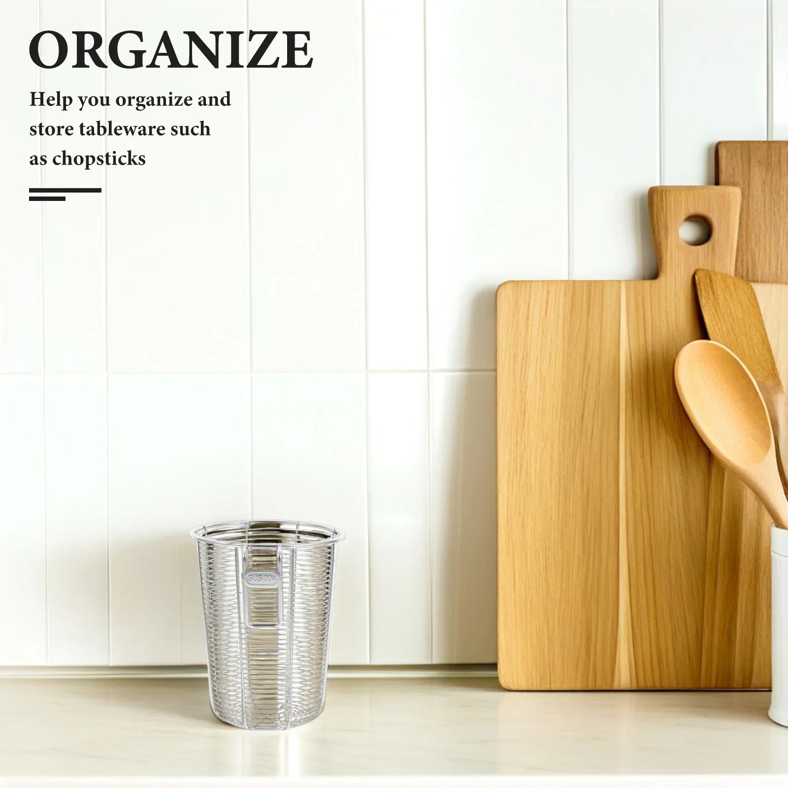 Stainless Steel Chopstick Holder Kitchen Organizer Utensil Basket for Spoons Forks Cutlery Drying Rack
Stainless Steel Chopstick Holder Kitchen Organizer Utensil Basket for Spoons Forks Cutlery Drying Rack