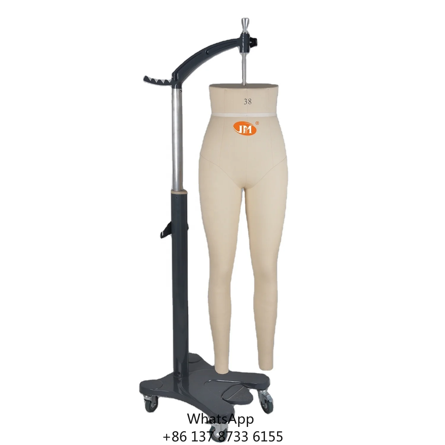 Professional Female Lower Body Dress Form High-End High Quality Fiberglass Strong White Wheeled Stand Natural Body Shape Sewing
Professional Female Lower Body Dress Form High-End High Quality Fiberglass Strong White Wheeled Stand Natural Body Shape Sewing
