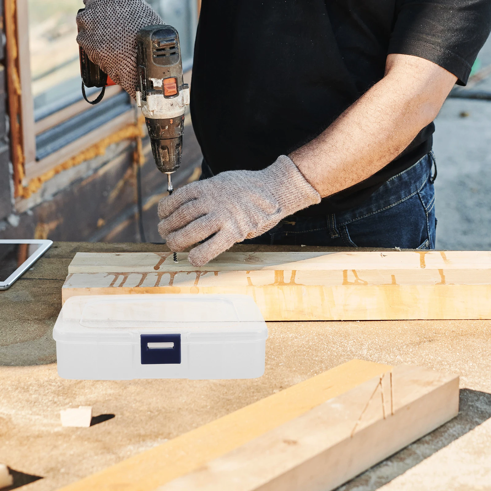 Saw Blades Storage Box Plastic Compartment Organizer Rectangular Portable Tool Container For Small Parts Hardware
Saw Blades Storage Box Plastic Compartment Organizer Rectangular Portable Tool Container For Small Parts Hardware