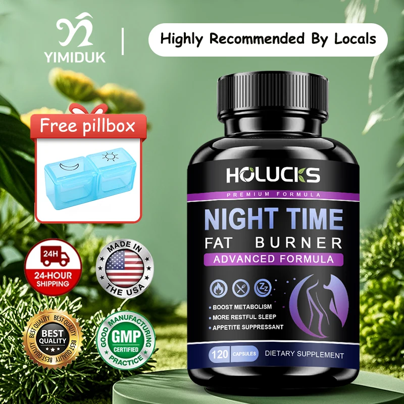 Extra Strength Night Time Fat Burner Capsules, Support Restful Sleep & Overnight Calorie Burning, Metabolism & Appetite Control
Extra Strength Night Time Fat Burner Capsules, Support Restful Sleep & Overnight Calorie Burning, Metabolism & Appetite Control