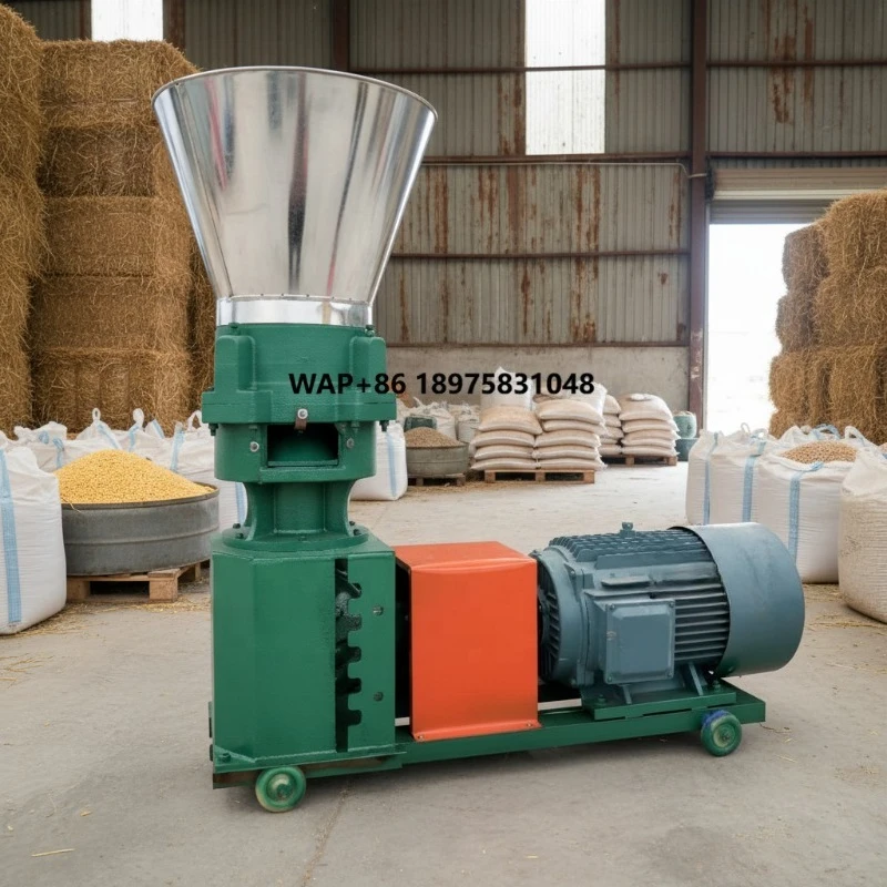 Farm Feed Pelletizer 4-6mm Pellet Size Electric Engine 500kg/h Capacity Three Phase 380V Cattle Sheep Breeding
Farm Feed Pelletizer 4-6mm Pellet Size Electric Engine 500kg/h Capacity Three Phase 380V Cattle Sheep Breeding