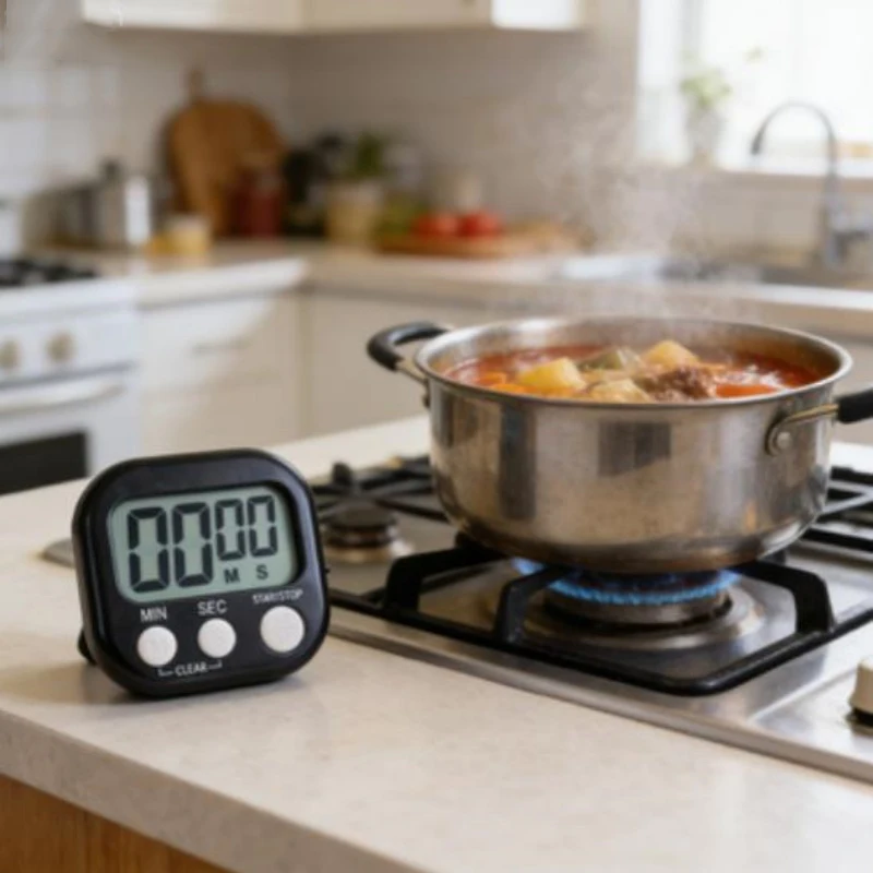 LCD Digital Kitchen Timer Magnetic Cooking Count Down Up Timer Clear Loud Alarm Home Kitchen Cooking Scheduled Reminder
LCD Digital Kitchen Timer Magnetic Cooking Count Down Up Timer Clear Loud Alarm Home Kitchen Cooking Scheduled Reminder