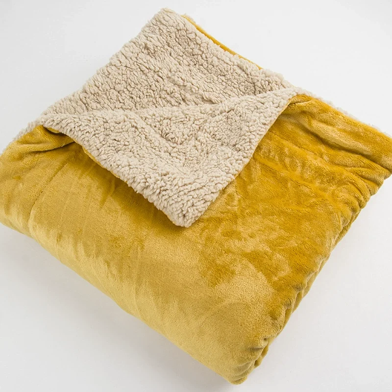 Luxury Fleece Blanket, Thickened Double-Layer Flannel Sofa Throw, Multi-Color Office Nap Blanket for All-Season Warmth
Luxury Fleece Blanket, Thickened Double-Layer Flannel Sofa Throw, Multi-Color Office Nap Blanket for All-Season Warmth