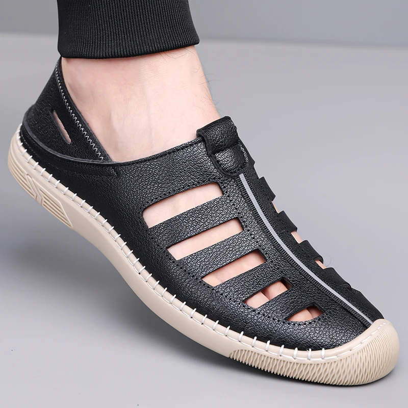 Men's Sandals Spring Summer Shoes Breathable Casual Sandals Man Beach Shoes Fashion Outdoor British Style Walking Loafers Male
Men's Sandals Spring Summer Shoes Breathable Casual Sandals Man Beach Shoes Fashion Outdoor British Style Walking Loafers Male