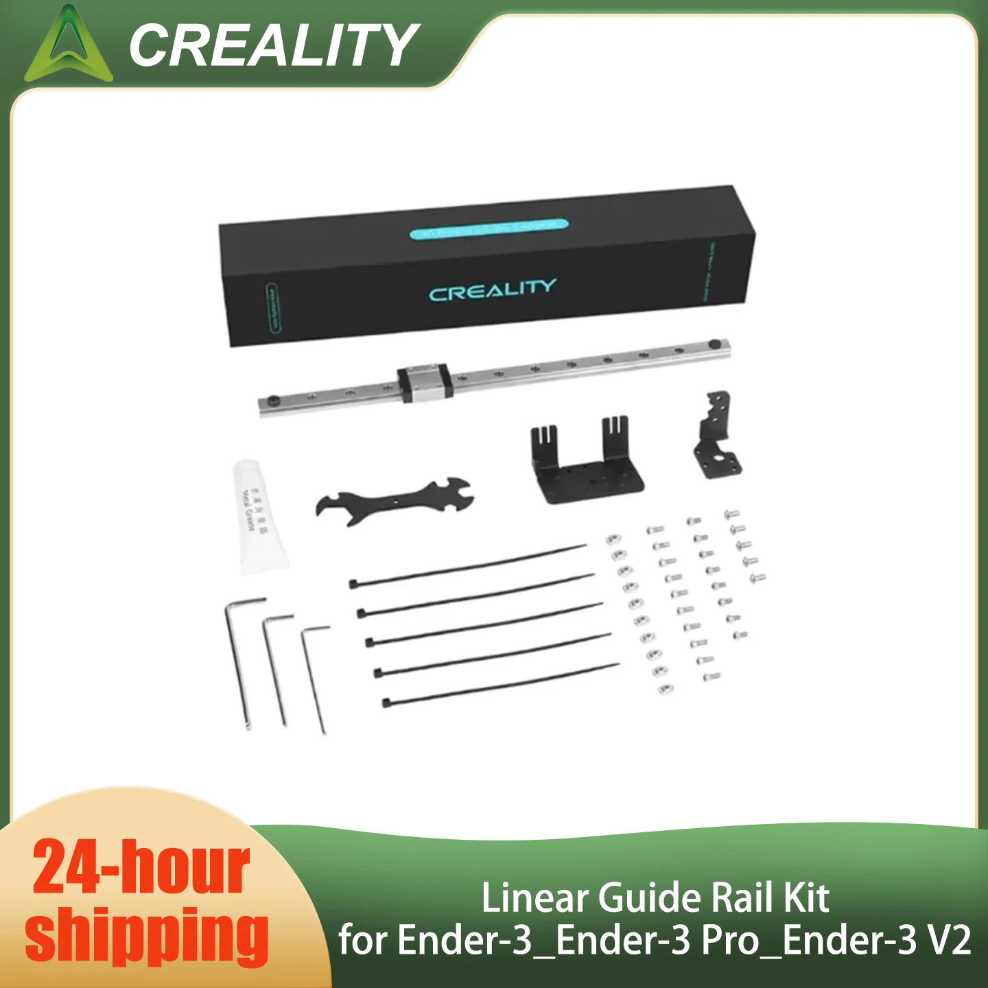 Creality Ender 3 Linear Rail Kit X-axis Rail Guide MGN12C 12.6" Length with Mount Bracket Support Sprite Pro Kit Compatible With
Creality Ender 3 Linear Rail Kit X-axis Rail Guide MGN12C 12.6" Length with Mount Bracket Support Sprite Pro Kit Compatible With