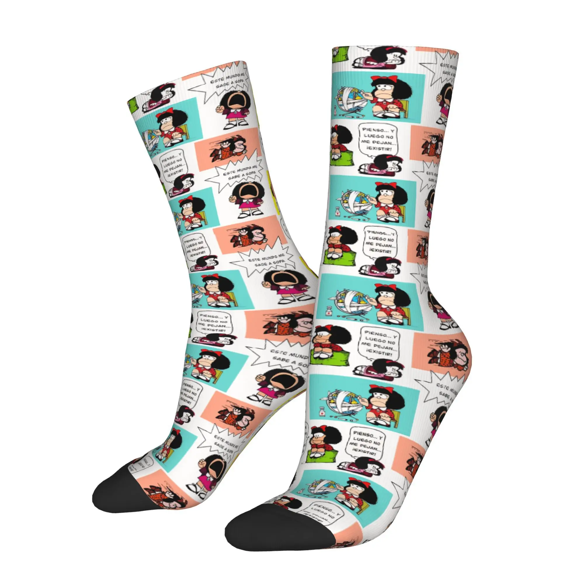 Mafalda Cute Comic Character Men Socks Cycling Novelty Spring Summer Autumn Winter Stockings
Mafalda Cute Comic Character Men Socks Cycling Novelty Spring Summer Autumn Winter Stockings