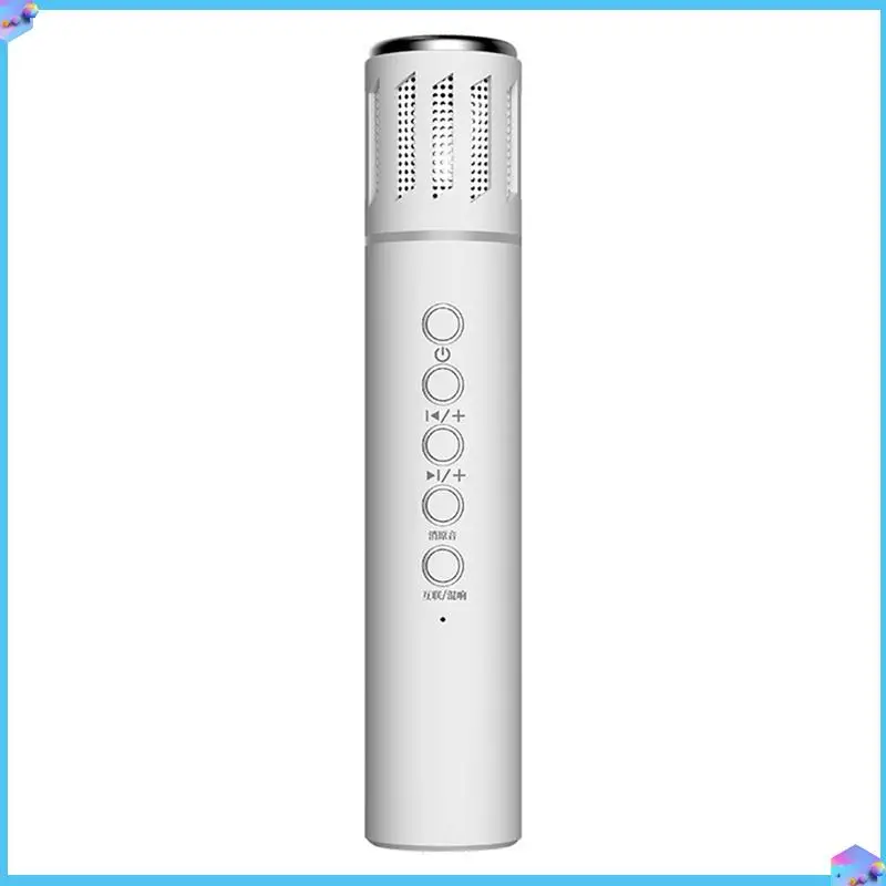 A43T Wireless Bluetooth Microphone Bluetooth Microphone Portable Hand-Held Colorful Light Home KTV Karaoke White
A43T Wireless Bluetooth Microphone Bluetooth Microphone Portable Hand-Held Colorful Light Home KTV Karaoke White