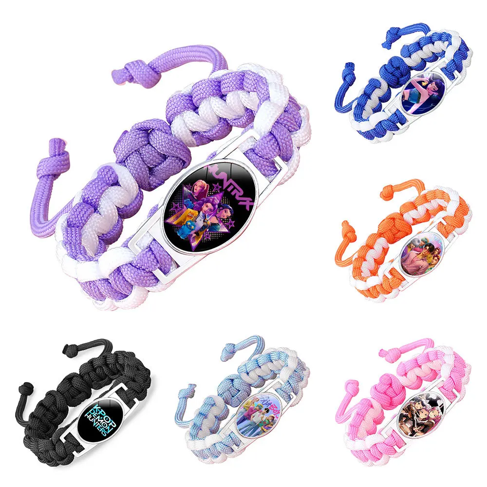 Kpop Woven Bracelet Adjustable Multicolor Braided Rope Crystal Inlaid Anime Merch Jewelry Stylish Daily Wear For Kpop Fans
Kpop Woven Bracelet Adjustable Multicolor Braided Rope Crystal Inlaid Anime Merch Jewelry Stylish Daily Wear For Kpop Fans