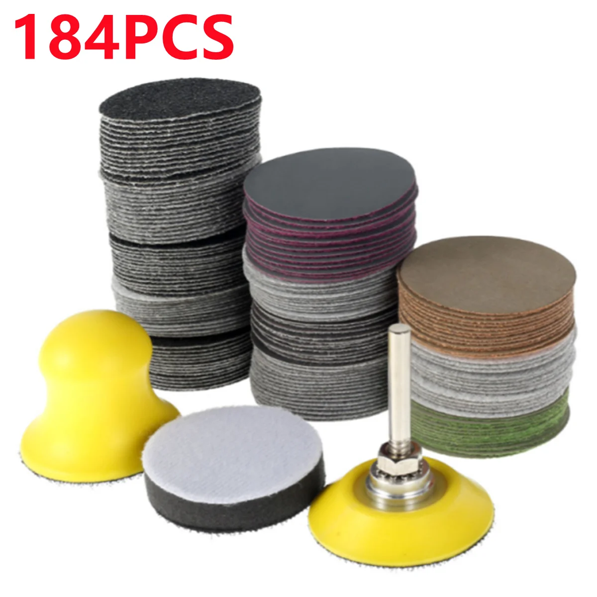 184Pcs Sanding Disc 2 Inch Round Sanding Sheet Sanding Pads Paper Drill Grinder Rotary Tools 60-10000 Grit for Metal WoodWork
184Pcs Sanding Disc 2 Inch Round Sanding Sheet Sanding Pads Paper Drill Grinder Rotary Tools 60-10000 Grit for Metal WoodWork