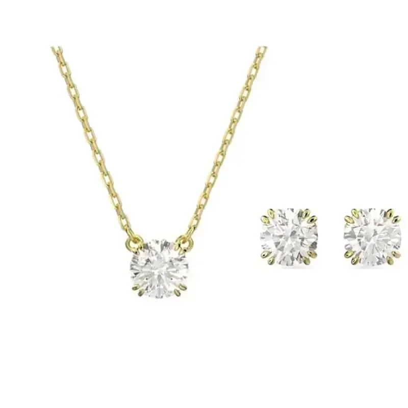 925 silver High Quality Millenia Series Women's Jewelry Set, Sugar Necklace Earring Set, Crystal Clear and Charming Nice gift
925 silver High Quality Millenia Series Women's Jewelry Set, Sugar Necklace Earring Set, Crystal Clear and Charming Nice gift