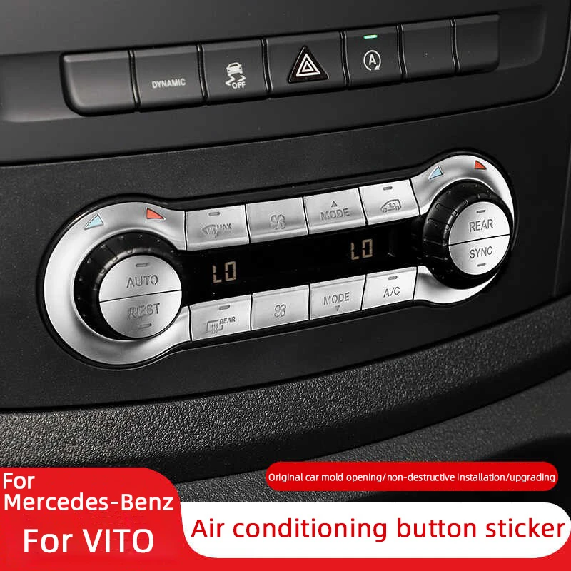 Car Central Console Air Conditioning AC Button Sticker Cover For Mercedes Benz V Class VITO V260L V250 Auto Interior Accessories
Car Central Console Air Conditioning AC Button Sticker Cover For Mercedes Benz V Class VITO V260L V250 Auto Interior Accessories