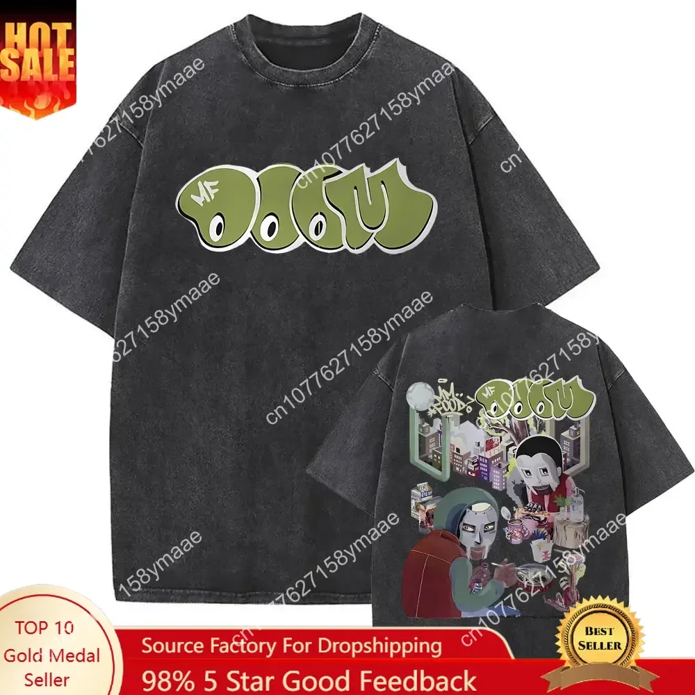 Washed Vintage Rapper Mf Doom MM FOOD Graphic Print Tshirt Men Women Women Hip Hop Fashion T-shirts Male Casual Oversized Street
Washed Vintage Rapper Mf Doom MM FOOD Graphic Print Tshirt Men Women Women Hip Hop Fashion T-shirts Male Casual Oversized Street