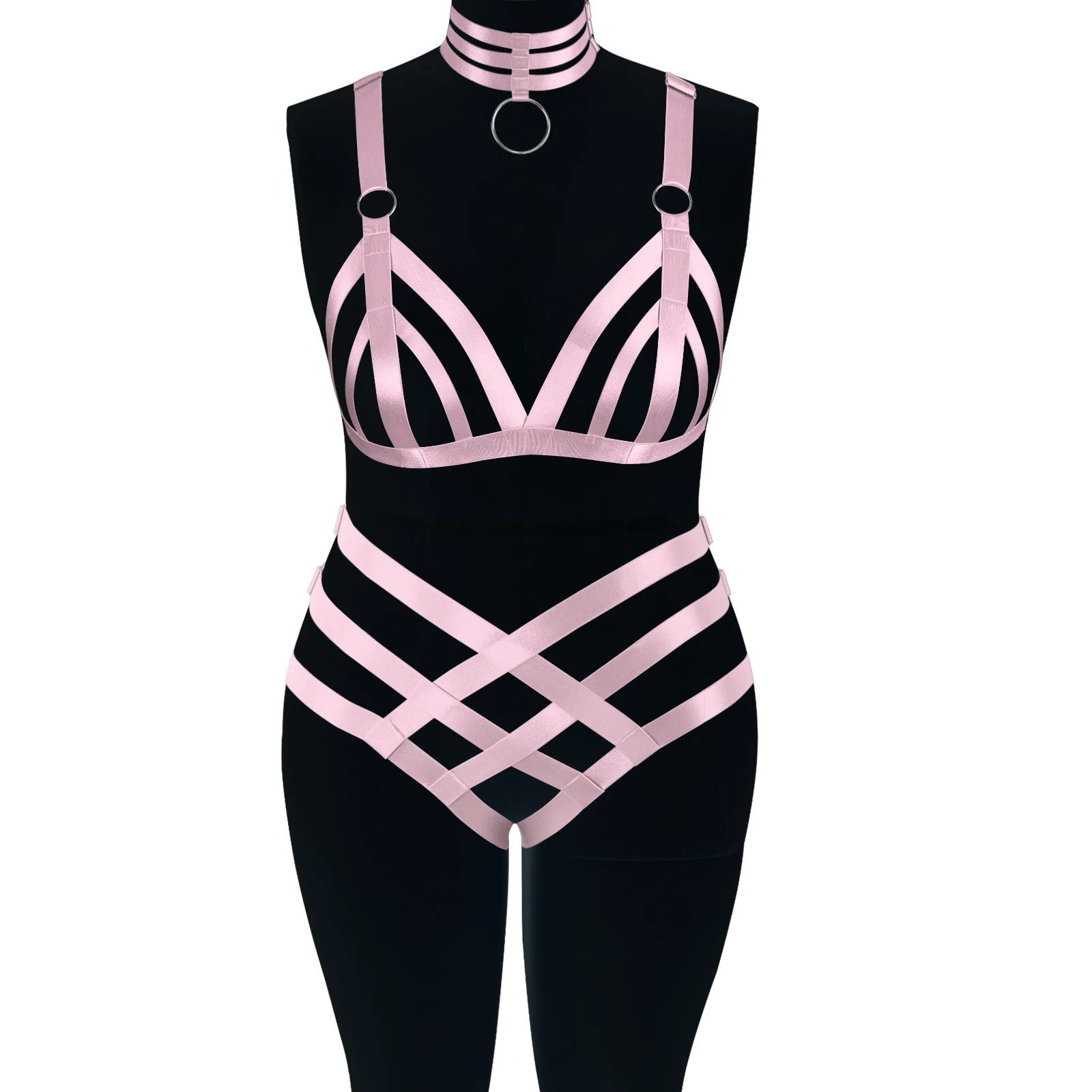 Women Gothic Sexy Underwear Body Harness Suspenders Fashion Garters Belt Underwear Bondage Straps Body Accessories
Women Gothic Sexy Underwear Body Harness Suspenders Fashion Garters Belt Underwear Bondage Straps Body Accessories