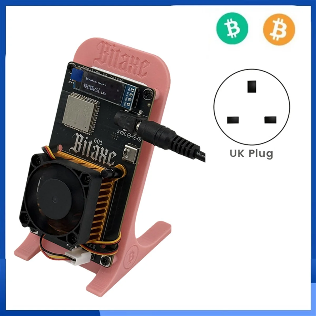T07CHOT-Bitaxe Gamma 601 Solo Lottery Miner 1,2TH/S BM1370 Asic Chip 18-22 Вт Bitcoin BTC Miner от Antminer S21 Pro UK PLUG
T07CHOT-Bitaxe Gamma 601 Solo Lottery Miner 1,2TH/S BM1370 Asic Chip 18-22 Вт Bitcoin BTC Miner от Antminer S21 Pro UK PLUG