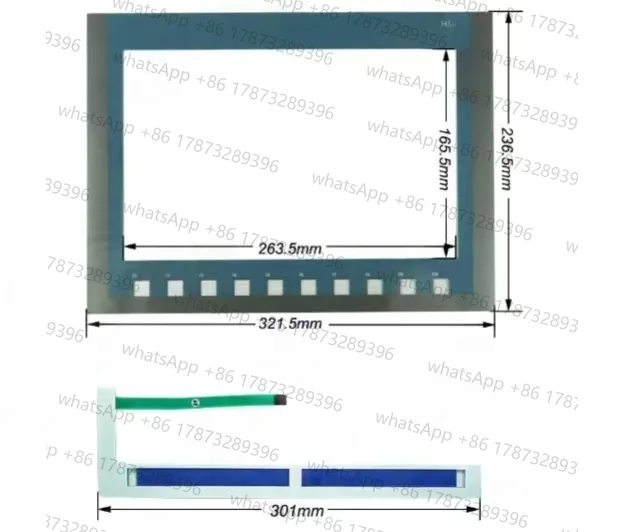 6AV2 123-2MB03-0AX0 KTP1200 Touch Screen Panel Glass Digitizer for 6AV2123-2MB03-0AX0 KTP1200 Touch with Membrane Keypad Switch
6AV2 123-2MB03-0AX0 KTP1200 Touch Screen Panel Glass Digitizer for 6AV2123-2MB03-0AX0 KTP1200 Touch with Membrane Keypad Switch