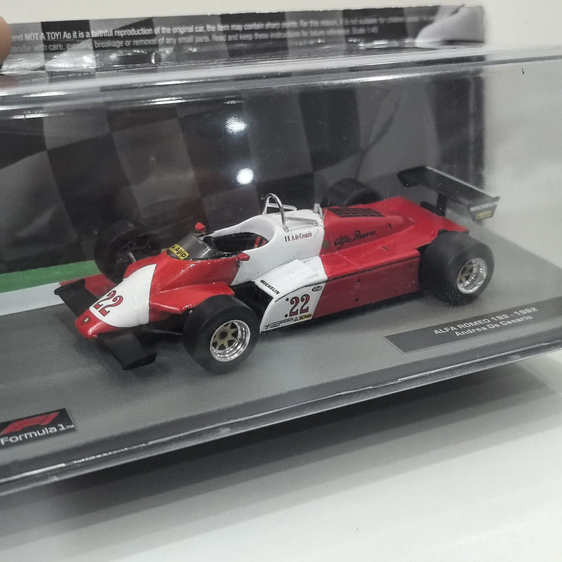 Diecast IXO 1/43 Scale ALFA ROMEO 182 #22 1982 Formula Racing Car 24 Alloy Car Model
Diecast IXO 1/43 Scale ALFA ROMEO 182 #22 1982 Formula Racing Car 24 Alloy Car Model