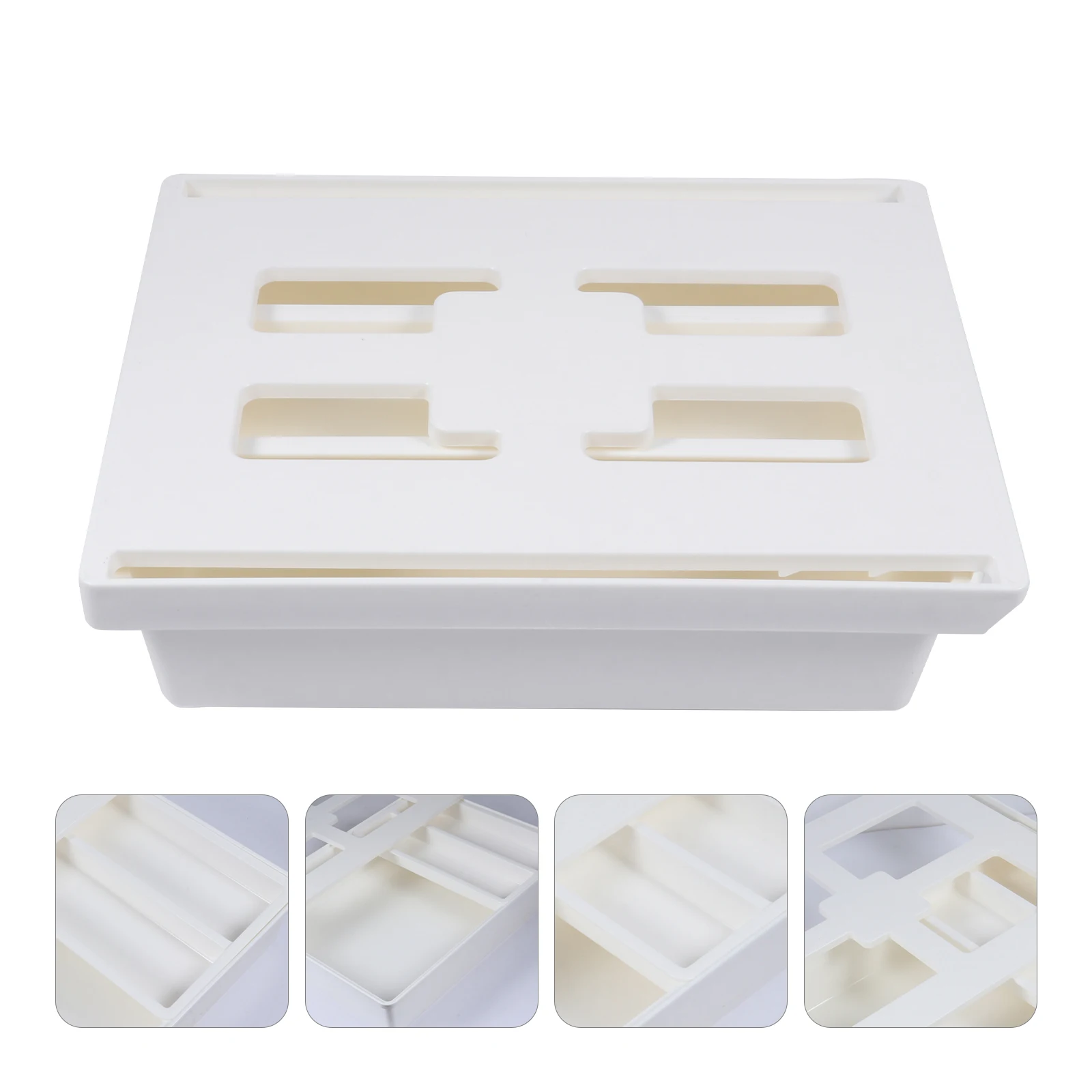 Office Desk Paste Pen Box Stationery Organizer Supplies Pencil Case Storage Under Drawer Stationary Container White
Office Desk Paste Pen Box Stationery Organizer Supplies Pencil Case Storage Under Drawer Stationary Container White