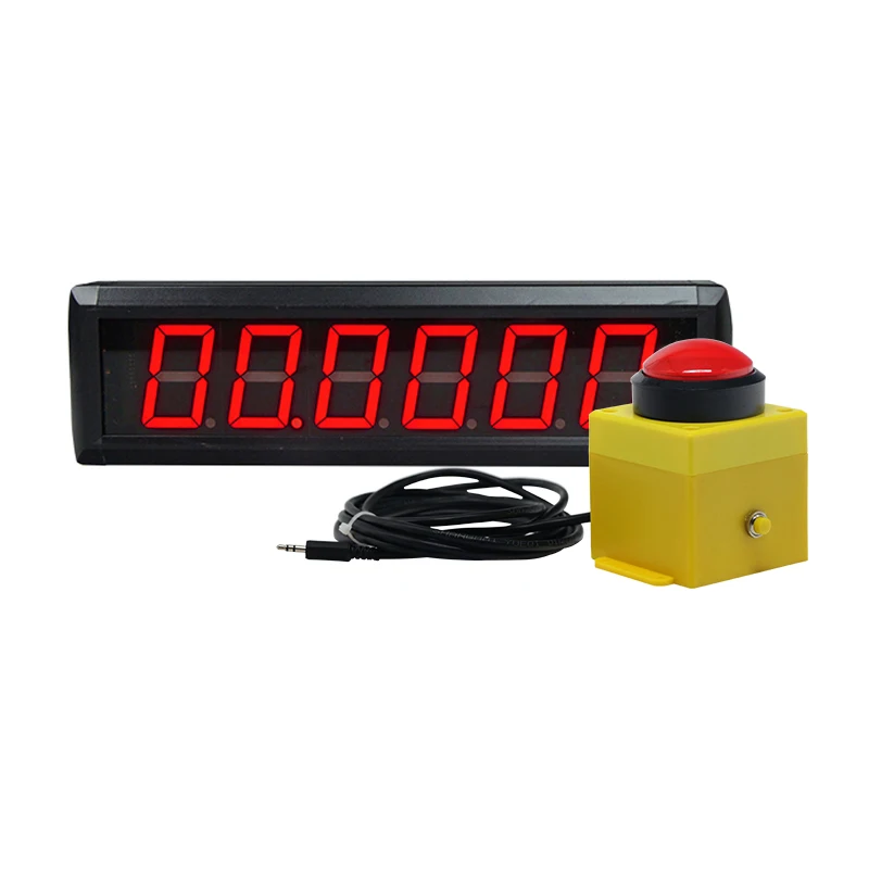 Carnival Party Game Interactive Push Start Stop Button Control Digital LED Red Display 10 Seconds Challenge Timer Clock
Carnival Party Game Interactive Push Start Stop Button Control Digital LED Red Display 10 Seconds Challenge Timer Clock