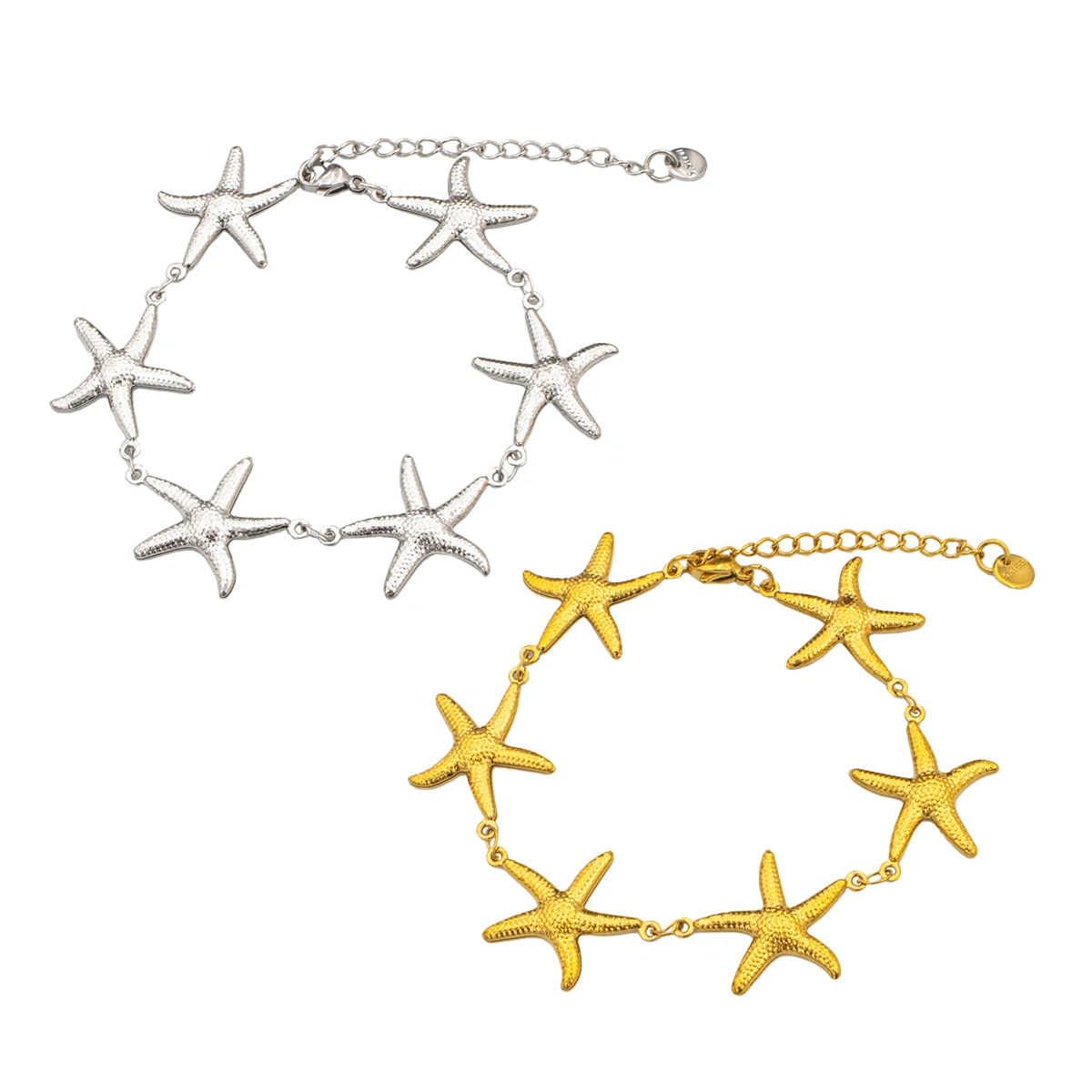 Fashion Ocean Style Stainless Steel Starfish Chain Bracelet For Women Adjustable Chain Charm Bracelet Jewelry Gift for girl
Fashion Ocean Style Stainless Steel Starfish Chain Bracelet For Women Adjustable Chain Charm Bracelet Jewelry Gift for girl