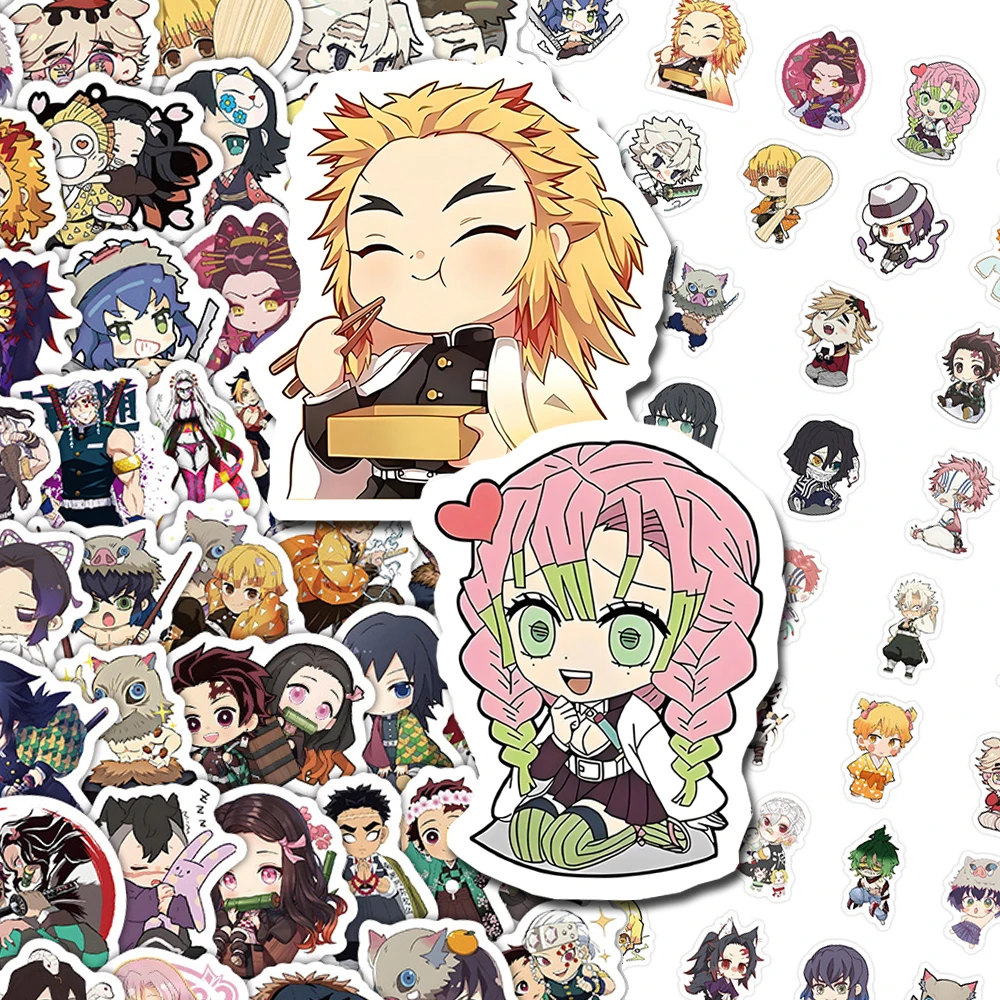 10/30/50/120pcs Kawaii Cartoon Demon Slayer Anime Stickers Cute Decals Kids Toys DIY Luggage Skateboard Phone Waterproof Sticker
10/30/50/120pcs Kawaii Cartoon Demon Slayer Anime Stickers Cute Decals Kids Toys DIY Luggage Skateboard Phone Waterproof Sticker