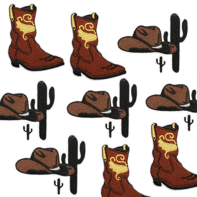 Embroidery Men's Western Denim Patch Cloth Sticker Pistol Sticker Horse Bull Head Computer Embroidery Label Cactus Ironing
Embroidery Men's Western Denim Patch Cloth Sticker Pistol Sticker Horse Bull Head Computer Embroidery Label Cactus Ironing