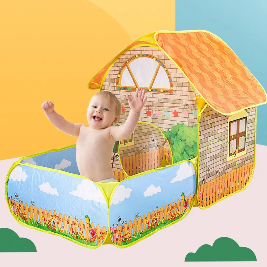 Play Tents House For Kids With Courtyards Garden Crawling Folding Tent Boy Girls Play Tent Ball Pool Children Gifts
Play Tents House For Kids With Courtyards Garden Crawling Folding Tent Boy Girls Play Tent Ball Pool Children Gifts