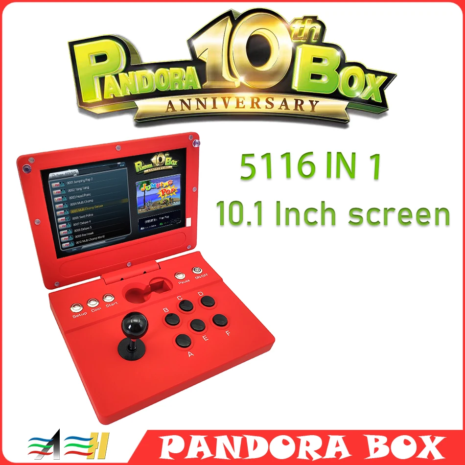 A Pandoras Box 10th Generation Retro Arcade Video Game Console 10.1 Inch with 28-in-1 Gaming Support up to 5116in1 Plug and Play
A Pandoras Box 10th Generation Retro Arcade Video Game Console 10.1 Inch with 28-in-1 Gaming Support up to 5116in1 Plug and Play
