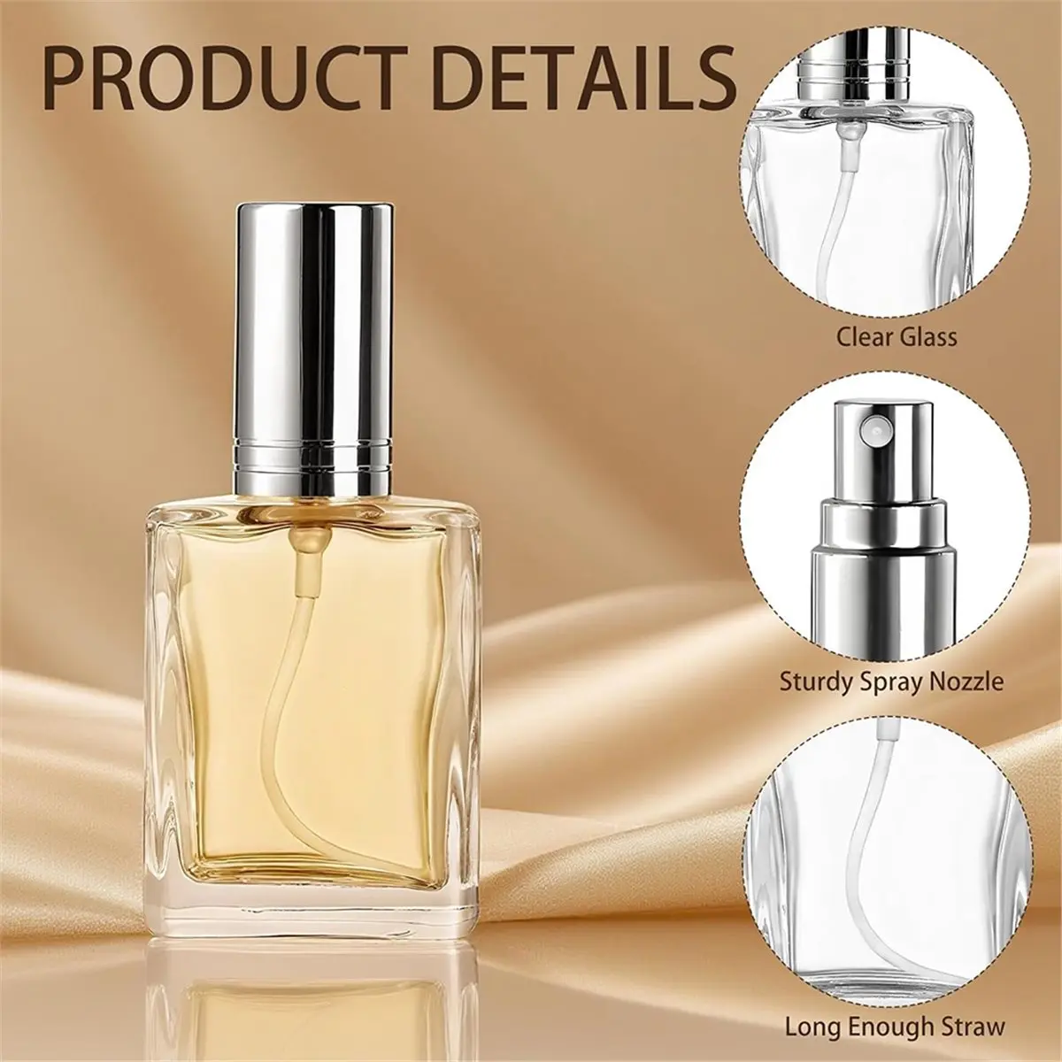 15ml Clear Glass Perfume Bottles, 20 Pack Fine Mist Atomizer, Travel-Sized, with Accessories
15ml Clear Glass Perfume Bottles, 20 Pack Fine Mist Atomizer, Travel-Sized, with Accessories