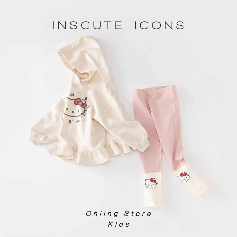 Long Sleeve Shirt Pants Hello Kitty Anime Kawaii MINISO Kids Clothes Cute Cartoon Kt Cat Hooded Children Gifts for Kids
Long Sleeve Shirt Pants Hello Kitty Anime Kawaii MINISO Kids Clothes Cute Cartoon Kt Cat Hooded Children Gifts for Kids