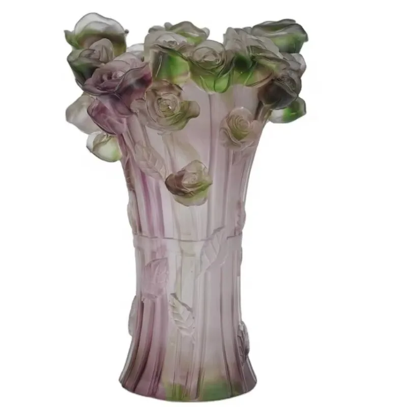 Top handmade, crystal vase glass vase decoration, vase crystal
Top handmade, crystal vase glass vase decoration, vase crystal