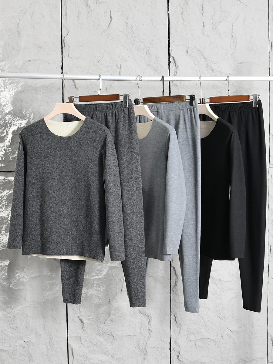 Men's Warmth Set Wool Silk Blend Thin Breathable Moisture Wicking Autumn Winter Elastic Long Sleeve Pants Long Pants round Neck
Men's Warmth Set Wool Silk Blend Thin Breathable Moisture Wicking Autumn Winter Elastic Long Sleeve Pants Long Pants round Neck