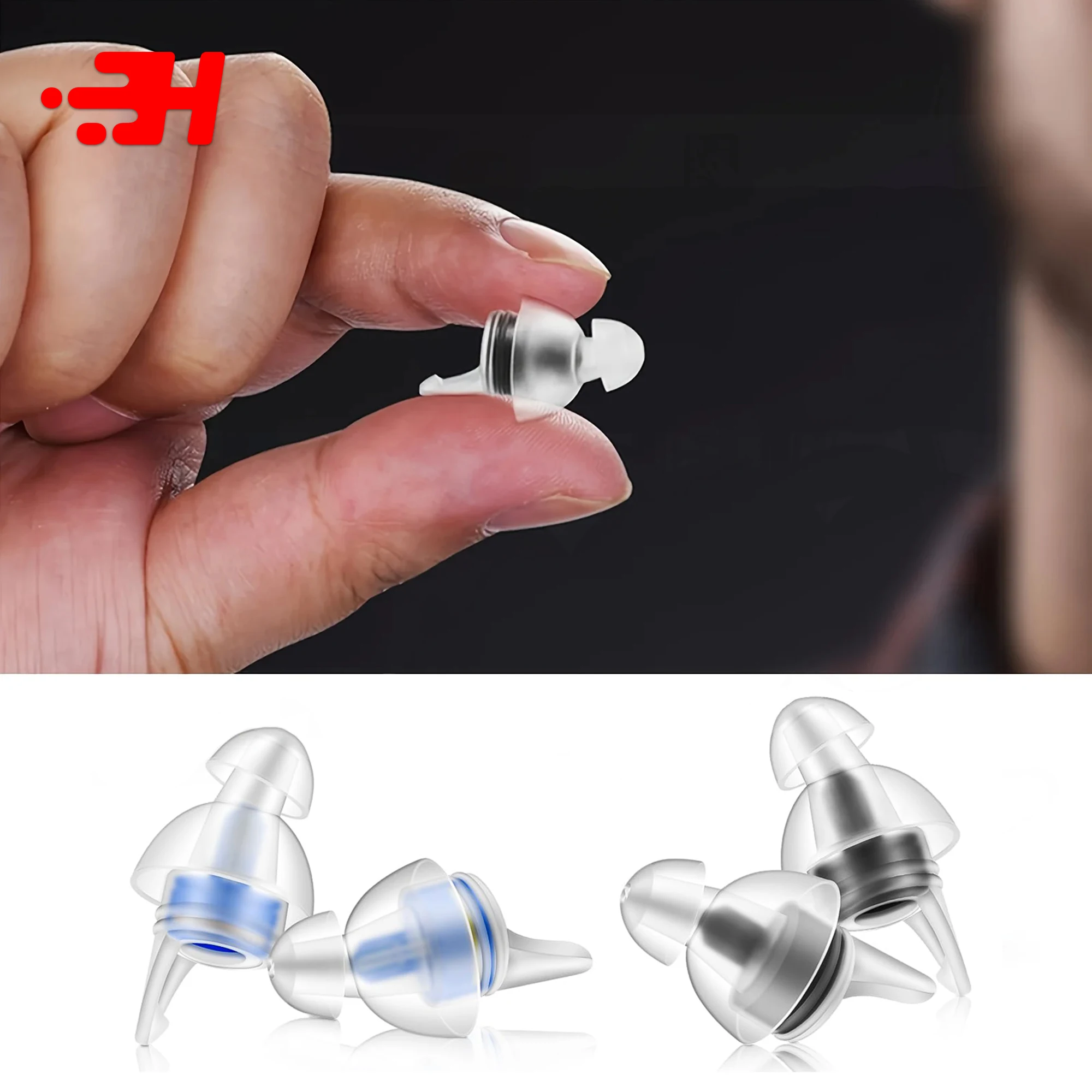 High Fidelity Concert Ear Plugs for Music- Reusable Musicians Earplugs for Noise Cancelling, Concert Festivals, Drummers, DJS
High Fidelity Concert Ear Plugs for Music- Reusable Musicians Earplugs for Noise Cancelling, Concert Festivals, Drummers, DJS