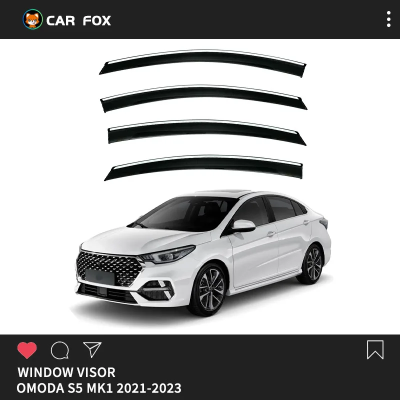For Chery Omoda S5 2021+ Car Window Visor Awning Shelters Windshield Side Window Rain Sun Shade Auto Accessories Car Styling
For Chery Omoda S5 2021+ Car Window Visor Awning Shelters Windshield Side Window Rain Sun Shade Auto Accessories Car Styling