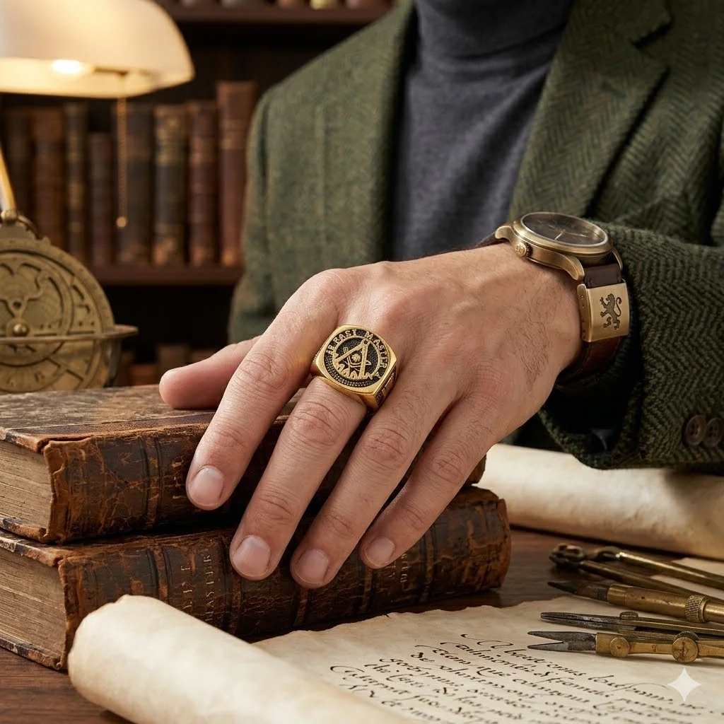 St-Delan Vintage Gold & Blackened Men's Military-Style Ring — Non-Fading Stainless Steel, Stylish, Distinctive, and Trendy
St-Delan Vintage Gold & Blackened Men's Military-Style Ring — Non-Fading Stainless Steel, Stylish, Distinctive, and Trendy