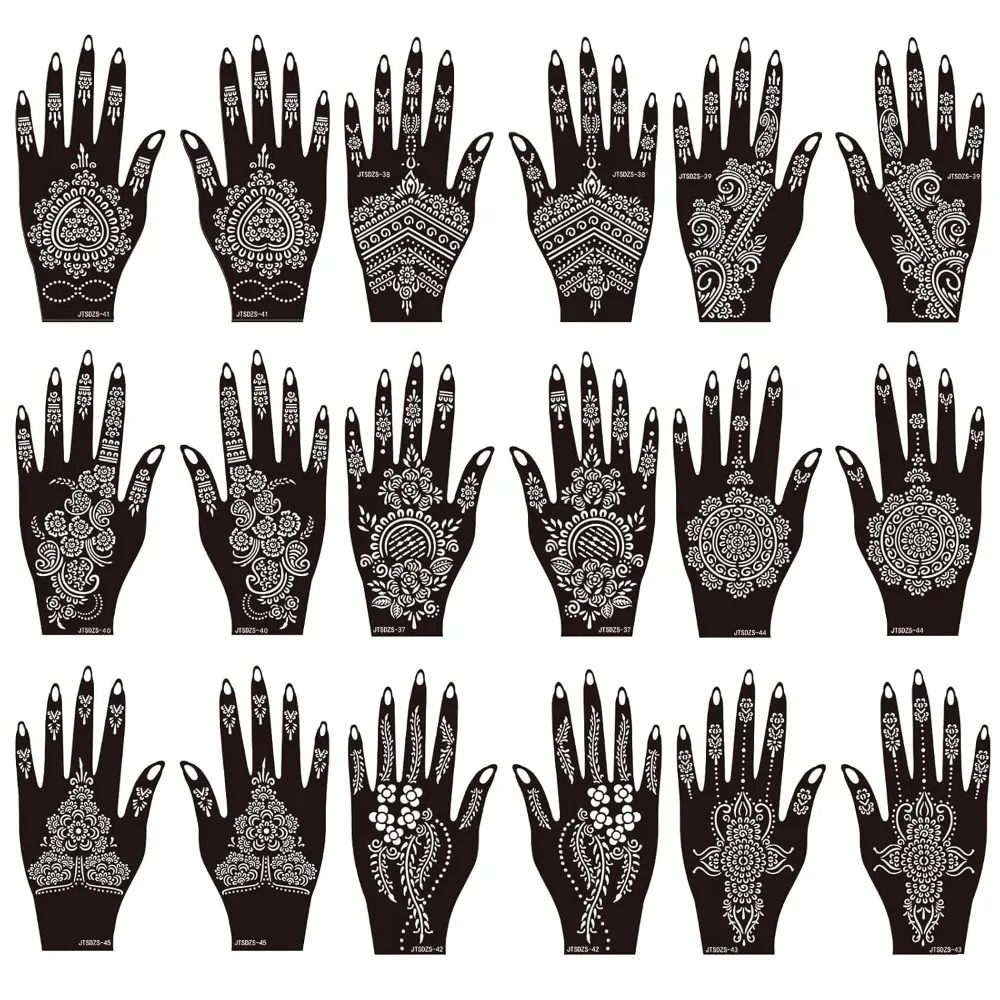 Henna Tattoo Stencils Kit Temporary Tattoo Stencils Reusable Henna Stencils for Kit Indian Temporary Tattoo Stickers
Henna Tattoo Stencils Kit Temporary Tattoo Stencils Reusable Henna Stencils for Kit Indian Temporary Tattoo Stickers