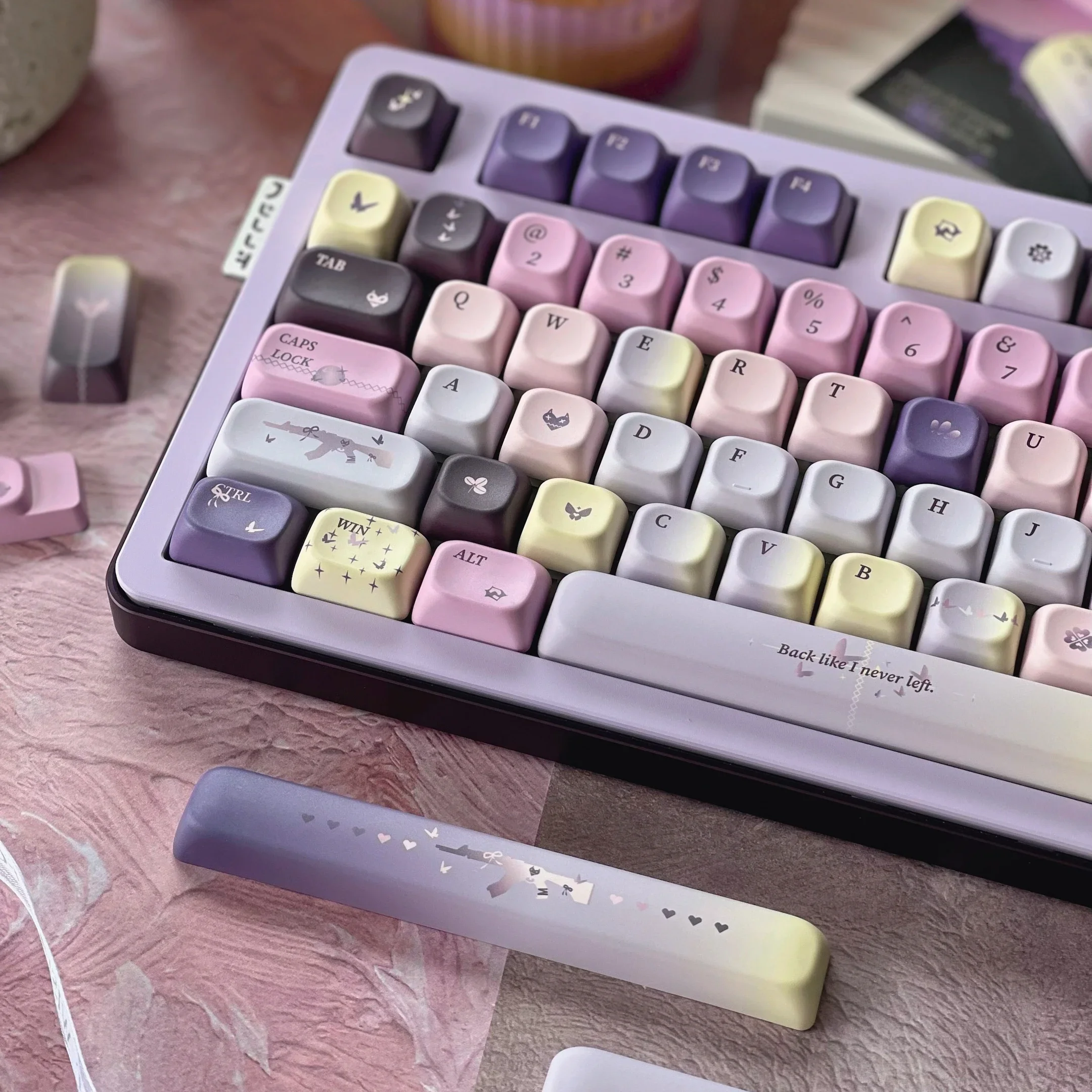 Original keycaps SOA Height Pbt material Full five-sided sublimation Personalized customized mechanical keyboard keycaps
Original keycaps SOA Height Pbt material Full five-sided sublimation Personalized customized mechanical keyboard keycaps