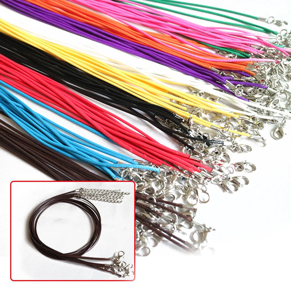10Pcs Crafting Waxed Necklace Cords Imitation Lobster Claw Clasp Extention Chain Adjustable Jewelry Making Cords
10Pcs Crafting Waxed Necklace Cords Imitation Lobster Claw Clasp Extention Chain Adjustable Jewelry Making Cords