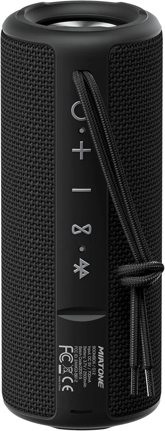 Портативная уличная Bluetooth-колонка, водонепроницаемая беспроводная акустика - черная
Портативная уличная Bluetooth-колонка, водонепроницаемая беспроводная акустика - черная