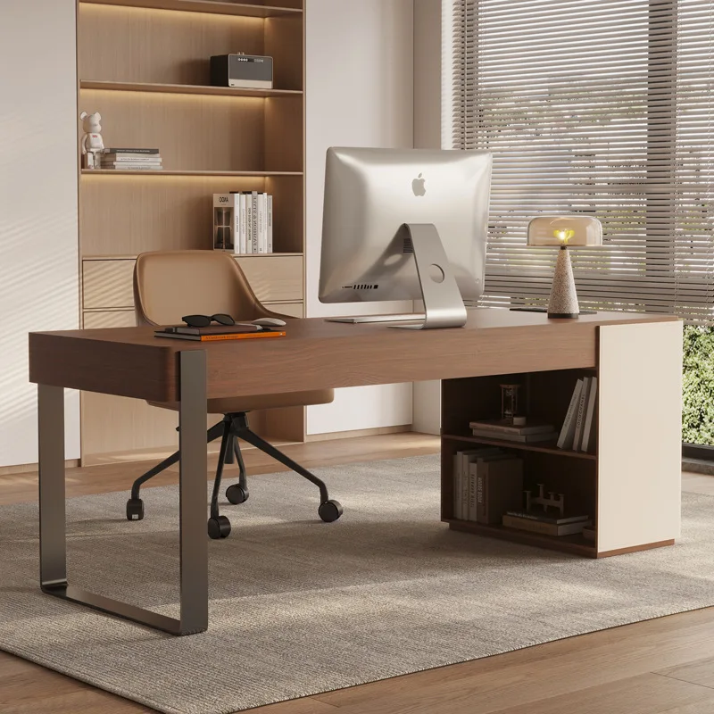 Chinese-style Solid Wood Office Desks High-end Saddle Leather Walnut-colored Office Desks Home Study Furniture Bureau JT40O
Chinese-style Solid Wood Office Desks High-end Saddle Leather Walnut-colored Office Desks Home Study Furniture Bureau JT40O