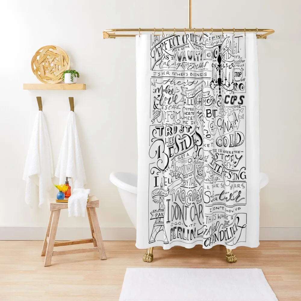 Dwight's Perfect Crime Hand Lettered Shower Curtain Shower Bathroom Bathroom Shower Waterproof And Anti-Mold Curtain
Dwight's Perfect Crime Hand Lettered Shower Curtain Shower Bathroom Bathroom Shower Waterproof And Anti-Mold Curtain