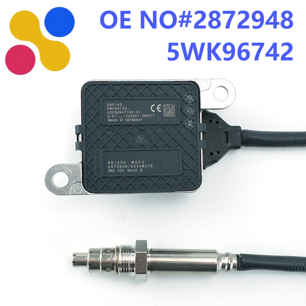 2872948 5WK96742 5WK9 6742 Новый датчик азота и кислорода NOx для 2013-18 Dodge Ram 6,7 л дизельного двигателя для Cummins ISB 
2872948 5WK96742 5WK9 6742 Новый датчик азота и кислорода NOx для 2013-18 Dodge Ram 6,7 л дизельного двигателя для Cummins ISB