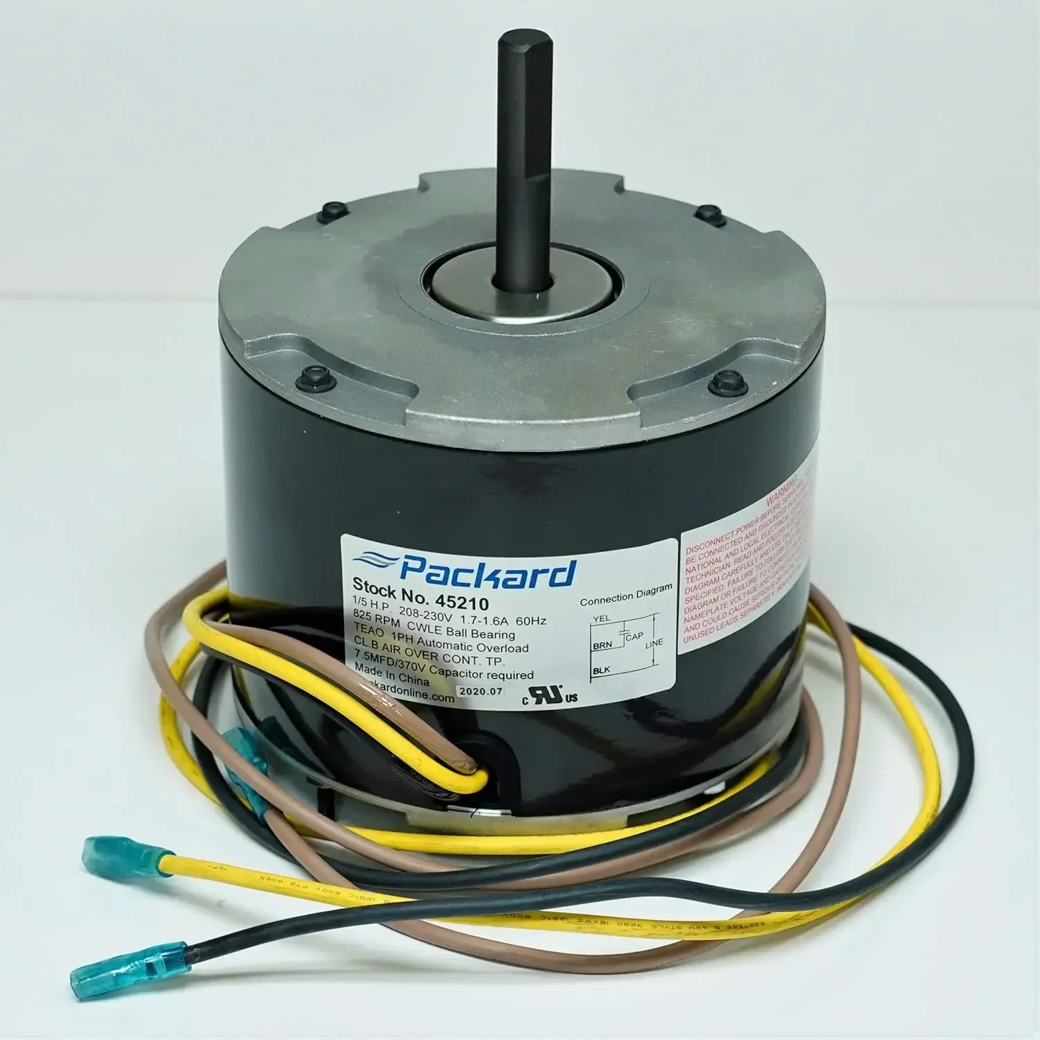 45210 Condenser Fan Motor Replacement for Carrier HC37GE210 1/5hp 825 RPM
45210 Condenser Fan Motor Replacement for Carrier HC37GE210 1/5hp 825 RPM