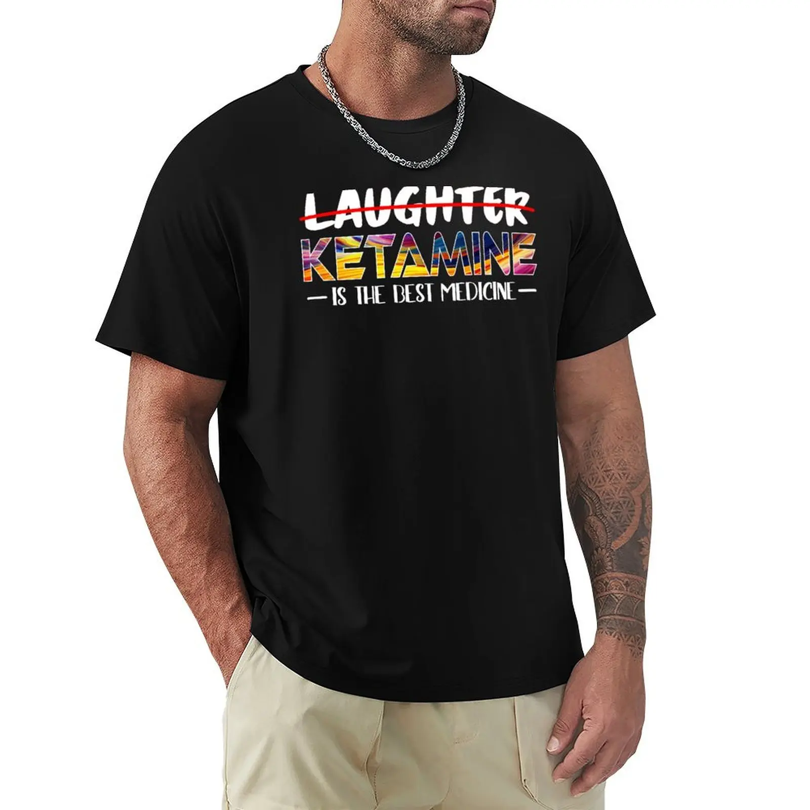 Not laughter but ketamine is the best medicine T-Shirt Blouse customizeds luxury clothing labubu t shirt men 100℅ cotton
Not laughter but ketamine is the best medicine T-Shirt Blouse customizeds luxury clothing labubu t shirt men 100℅ cotton