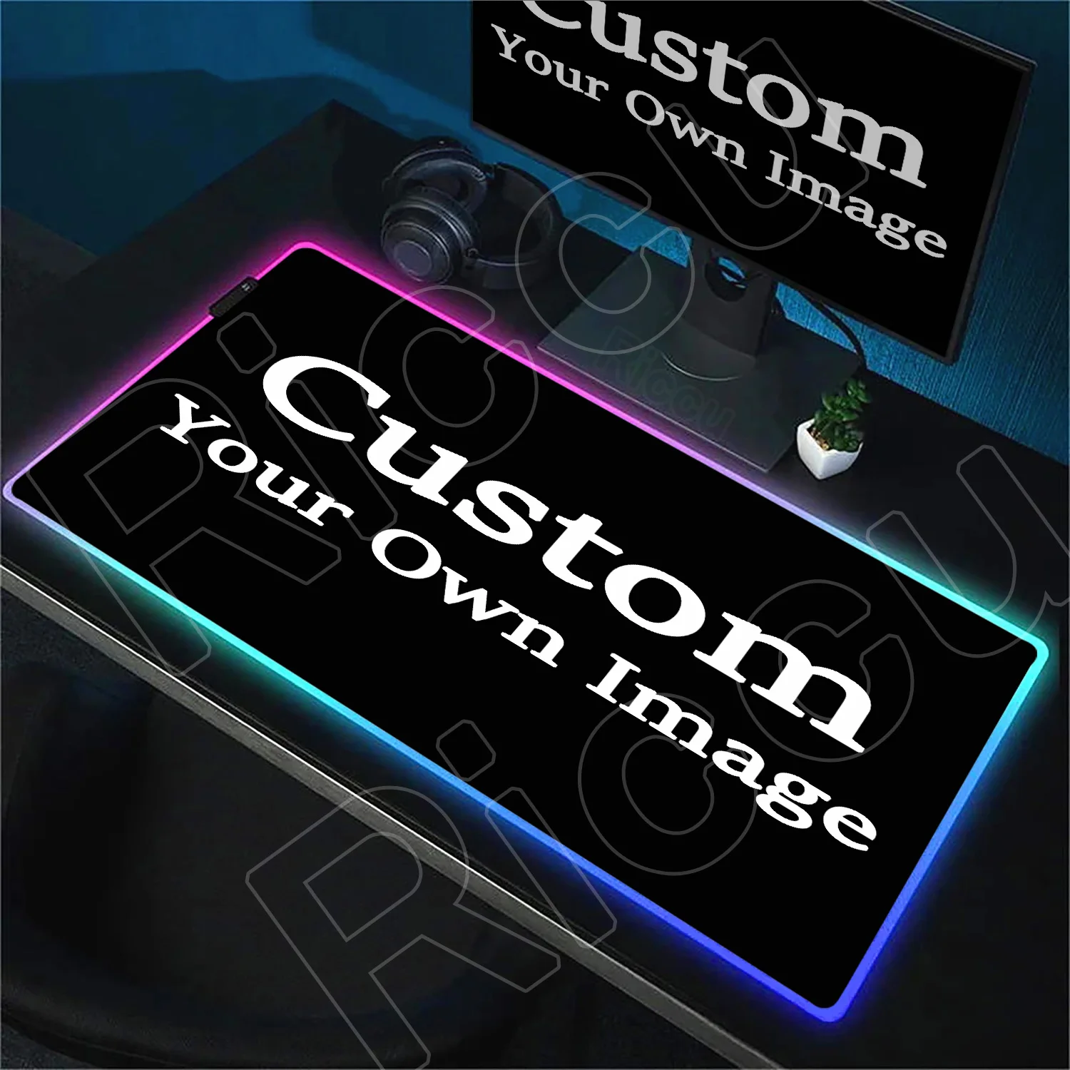 Custom RGB Mausepad Playmat LED Light Glowing Deskmat Diy Own Image Anime Rug Gaming Office Mousepad Company Backlight Mouse Mat
Custom RGB Mausepad Playmat LED Light Glowing Deskmat Diy Own Image Anime Rug Gaming Office Mousepad Company Backlight Mouse Mat