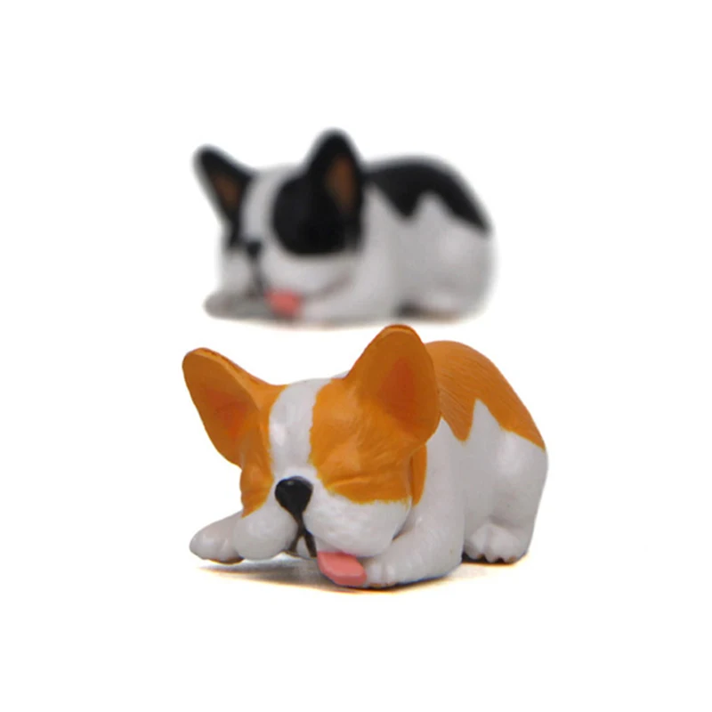 Cute Sleeping French Bulldog Resin Miniatures Figures Dogs Model Toys Mini Desktop Ornament Craft Home Decoration for Kids Gifts
Cute Sleeping French Bulldog Resin Miniatures Figures Dogs Model Toys Mini Desktop Ornament Craft Home Decoration for Kids Gifts