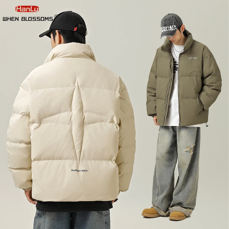 Winter Jacket Men Parkas Thicken Waterproof Warm Coat Mens Stand Collar Solid Color Parka Men Women Fashion New Streetwear
Winter Jacket Men Parkas Thicken Waterproof Warm Coat Mens Stand Collar Solid Color Parka Men Women Fashion New Streetwear