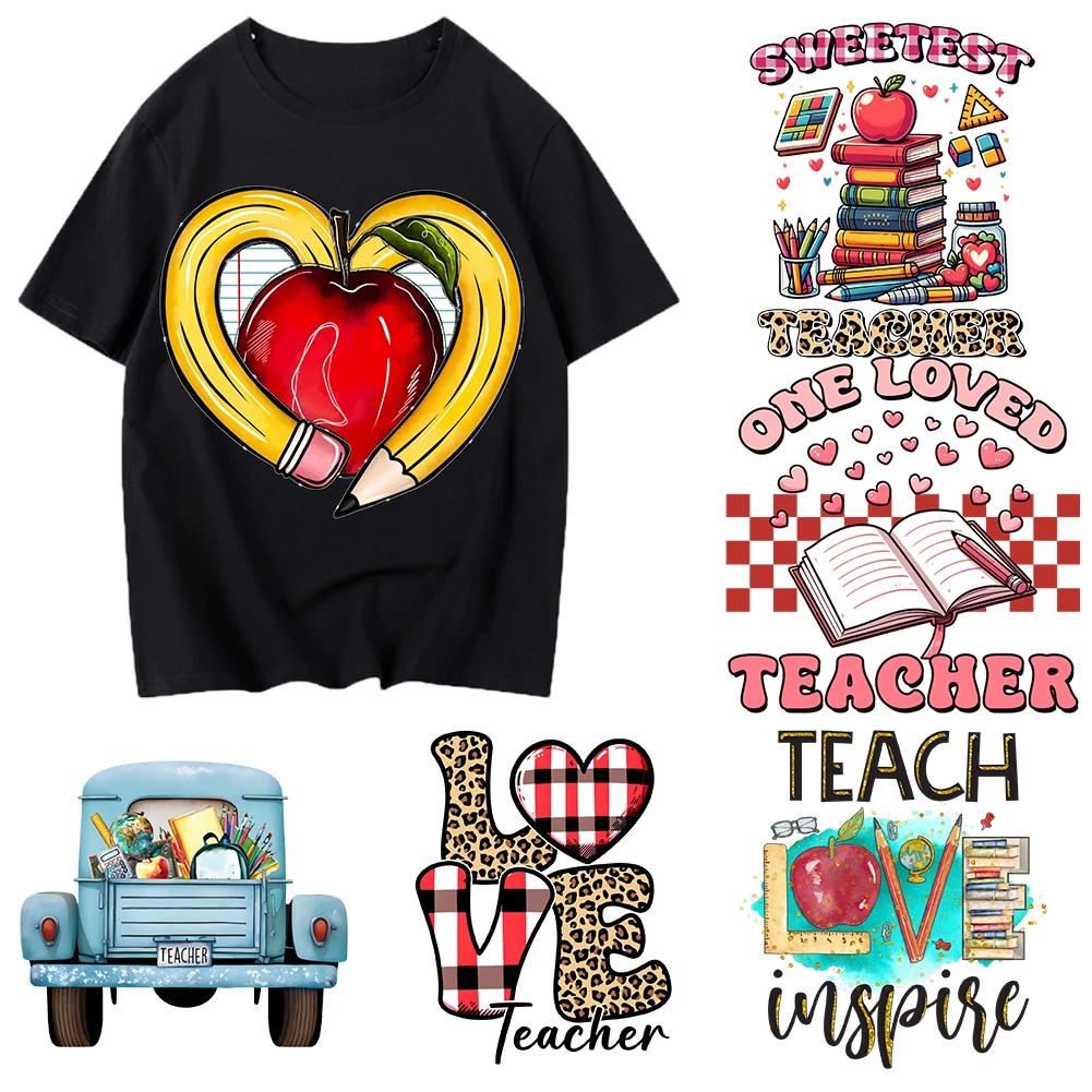 New school Pencil Iron On Heat Transfer Stickers For Clothes DTF Pinted Vinyl Thermal Appliques Washable T-Shirt Decal
New school Pencil Iron On Heat Transfer Stickers For Clothes DTF Pinted Vinyl Thermal Appliques Washable T-Shirt Decal