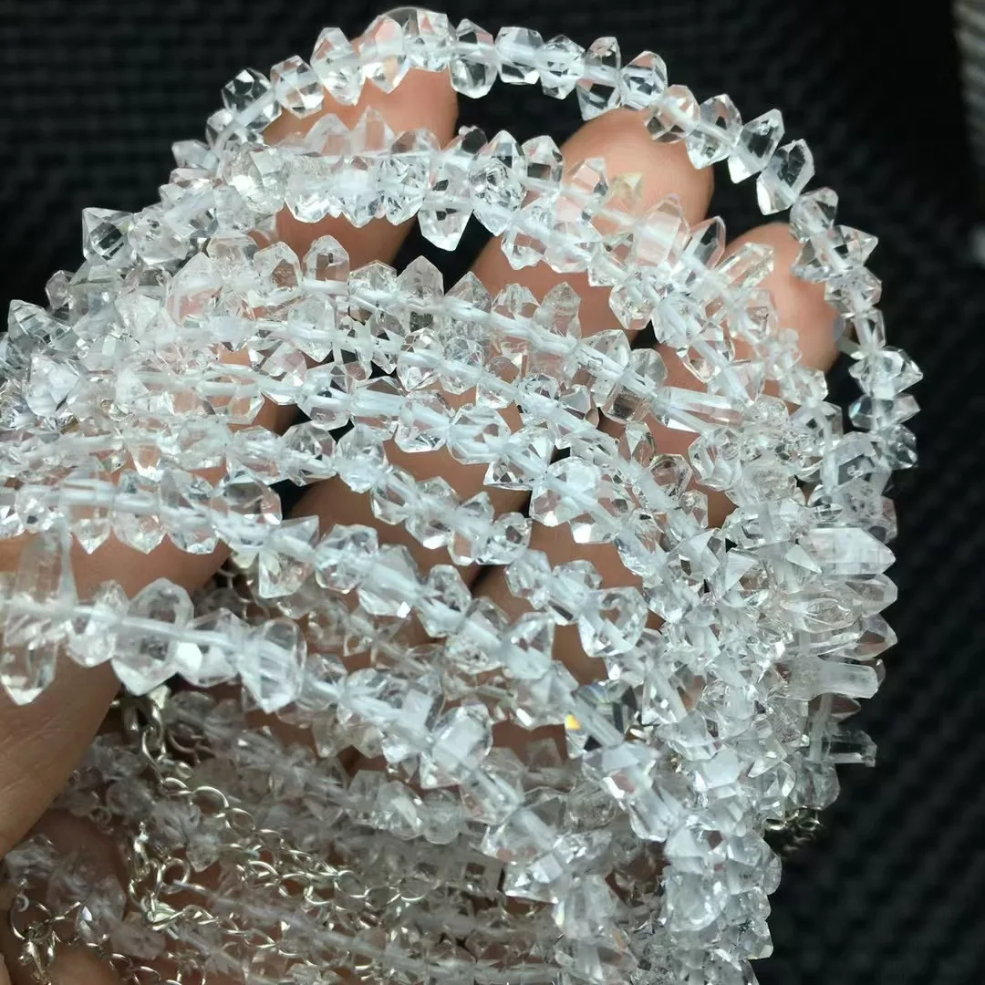 1 Pc Fengbaowu Natural Herkimer Diamond Chain Bracelet 925 Sterling Silver Reiki Healing Stone Fashion Jewelry Gift For Women
1 Pc Fengbaowu Natural Herkimer Diamond Chain Bracelet 925 Sterling Silver Reiki Healing Stone Fashion Jewelry Gift For Women